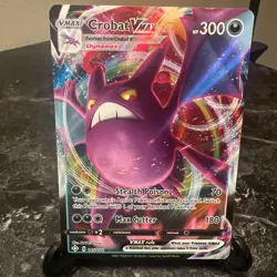 Pokemon TCG Crobat VMAX Shining Fates 045/072 Holo Ultra Rare - Image 1