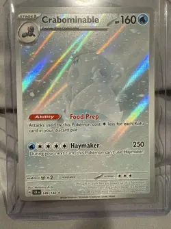 Crabominable 149/142 Full Art Holo Stellar Crown Pokemon Card NM - Image 1