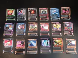 Dragon Ball Gt CCG Score 2004 18 Card Lot Vintage LP Mixed Sets 1 Foil - Image 1