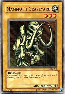 Mammoth Graveyard SDY-010 Yu-Gi-Oh! Moderate Play Unlimited - Image 1