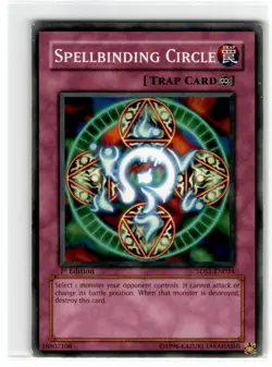 Yu-Gi-Oh! Spellbinding Circle Common SDS1-EN034 Heavily Played 1st Edition - Image 1