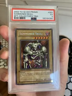 2002 YU-GI-OH! PROMO BPT-COLLECTOR'S TINS #002 SUMMONED SKULL PSA 5 - Image 1