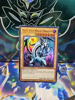 Blue-Eyes White Dragon KACB-EN001 Ultra Rare Limited Edition Yugioh LP - Image 1
