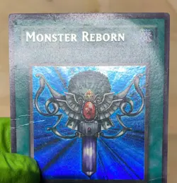 HEAVY PLAYED English Yu Gi Oh Monster Reborn - LOB-118 - Ultra Rare - HP - Image 3