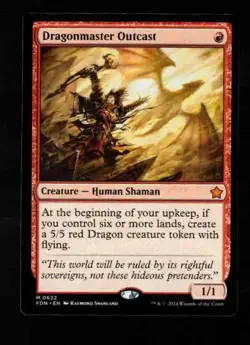 1x Dragonmaster Outcast-Magic the Gathering-MTG-Foundations-Near Mint-1x-mythic - Image 1
