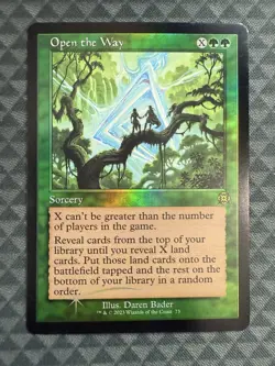 MTG Open the Way #73 Foil Retro Frame Rare MOM: The Aftermath (MAT) - Image 2