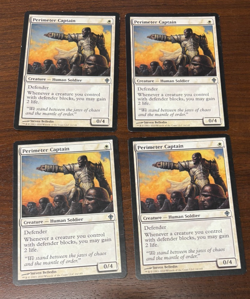 MTG Worldwake - 4x Perimeter Captain - HP - Image 1