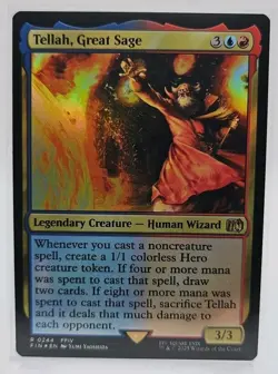 Tellah, Great Sage - FOIL - R #0244 MTG Final Fantasy RARE FIN EN FF4 FFIV - Image 1