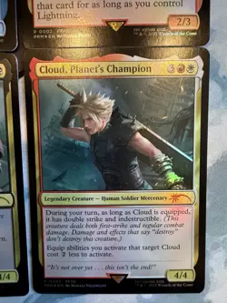 MTG Final Fantasy Four Promo Cards Foil Magic The Gathering Costco - Image 2