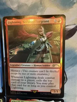 MTG Final Fantasy Four Promo Cards Foil Magic The Gathering Costco - Image 4