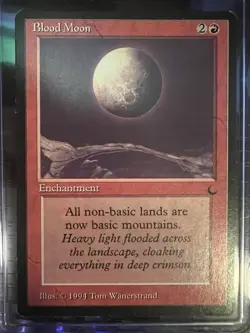 MTG Blood Moon | The Dark | NM - Image 1