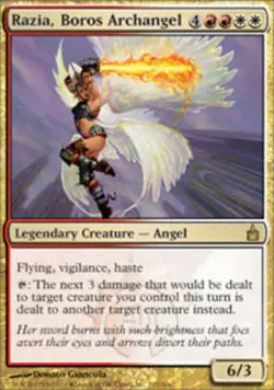 Razia, Boros Archangel ~ Heavily Played Ravnica MTG Magic UltimateMTG Multi-Colo - Image 1
