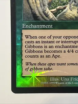 MTG Magic the Gathering Hidden Gibbons FOIL Rare Urza's Legacy 104/143 - Image 5