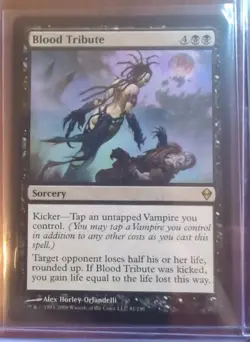 MTG Blood Tribute ** Zendikar ** English (NM) - Image 1