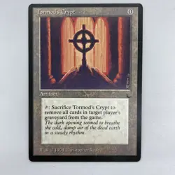 MTG 1x Tormod's Crypt, LP, The Dark, ArtifactExile Graveyard Magic The Gathering - Image 1