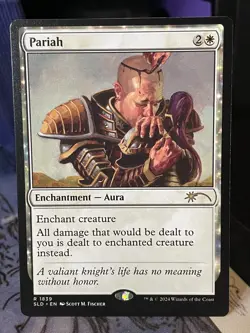 Pariah NM/M Secret Lair Deck MTG Magic White Rare Card - Image 1