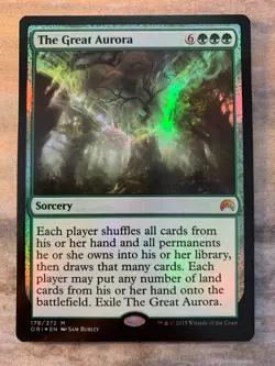1x FOIL The Great Aurora mtg Magic Origins Lightly Played LP - Image 1