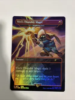 Vivi's Thunder Magic - Lightning Bolt (1871) Rainbow Foil Secret Lair Drop Foil - Image 2