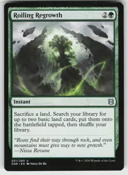 Roiling Regrowth U Zendikar Rising 201 MTG - Image 1