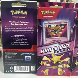 Pokemon Alakazam TCG Knockout Collection 2025 2 Pack - Image 2