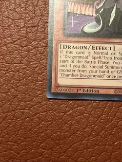 Yugioh Chamber Dragonmaid (Emblem) BLMM-EN062 Ultra Rare 1st Ed Near Mint - Image 5
