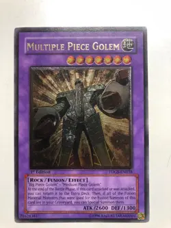 USA Seller Yugioh Multiple Piece Golem TDGS-EN038 1st Edition Ultimate Rare VLP - Image 1