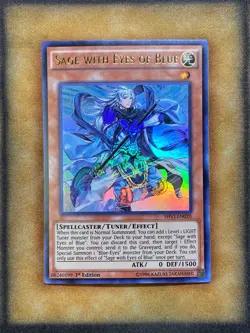 Yugioh Sage With Eyes of Blue SHVI-EN020 Ultra Rare 1st Ed NM - Image 1