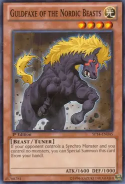 Guldfaxe of the Nordic Beasts - SP14-EN045 - Common - 1st Edition - Yu-Gi-Oh - Image 1