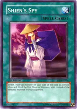 Yugioh! Shien's Spy - CRV-EN044 - Common - Unlimited Edition Near Mint, English - Image 1