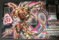 Yugioh Topologic Bomber Dragon WCQ 2018 Playmat Regional Promo Play Mat Used - Image 4