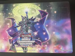 Yugioh Illusion of Chaos 2022 WCQ Playmat Regional Qualifier Official Konami - Image 3