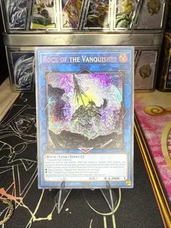 Yu-Gi-Oh! Rock of the Vanquisher MP24-EN141 Prismatic Secret Rare NM - Image 1