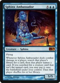 1 x Sphinx Ambassador - Magic 2010 - Heavy Play - MTG - Image 1