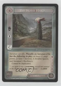 1997 Middle-earth Collectible Card Game - The White Hand Expansion Set 0m08 - Image 4