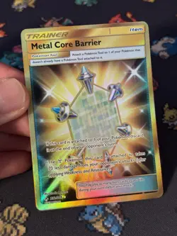 Pokemon Cards Metal Core Barrier 232/214 Gold Secret Rare Unbroken Bonds - (NM) - Image 2