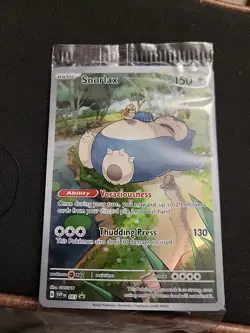 Pokemon TCG SV 151 ETB Snorlax Promo Card 051 Sealed Mint Condition - Image 1