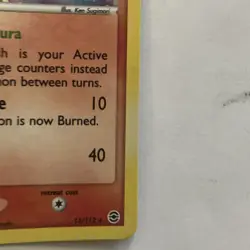 Pokemon Rapidash EX FireRed LeafGreen Holo Rare Card 13/112 - Image 4