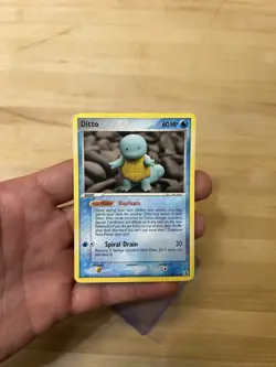 🔥 Ditto (as Squirtle) 64/113 EX Delta Species 2005 | LP Pokemon Card | WOTC Vin - Image 1
