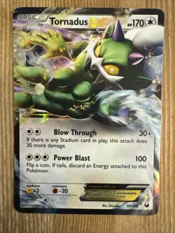 Tornadus EX - 90/108 - Dark Explorers Black & White - Pokemon Card - DMG - Image 1
