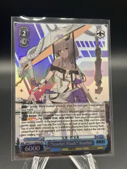 Weiss Schwarz NIKKE - NIK/S117-E093S Scarlet Flash Scarlet SR Foil Card English - Image 1