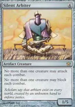 1 x Silent Arbiter - Fifth Dawn - Moderate Play - MTG - Image 1