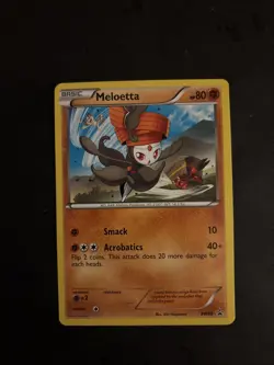 Pokemon TCG Meloetta Bw69 Black Star Promo Card - Image 1