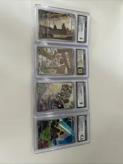 Lot Of Four Graded Pokemon Tcg Cards - Image 1