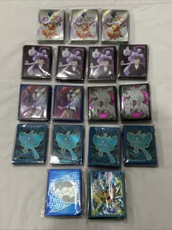 pokemon etb card sleeves lot - 17 Packs - Image 1