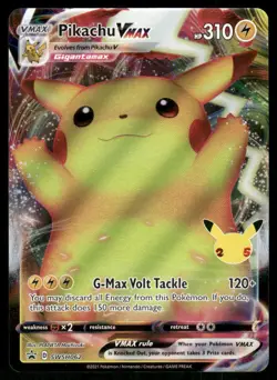 #SWSH062 Pikachu VMAX SWSH: Sword & Shield Promo Cards - Image 1