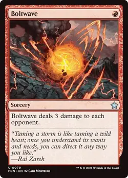 BOLTWAVE x1 mtg NM-M Foundations 1 Unc - Image 1