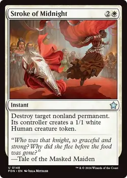 STROKE OF MIDNIGHT x4 mtg NM-M Foundations 4 Unc - Image 1