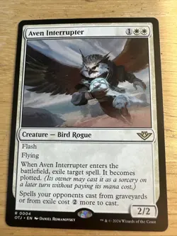 Aven Interrupter - OTJ - NM - MTG - Image 1