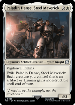 Paladin Danse, Steel Maverick #20 | Near Mint | Fallout Magic MTG - Image 1