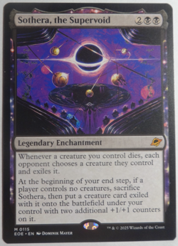 Magic The Gathering Edge of Eternities, M 0115 Sothera, The Supervoid Pack Fresh - Image 1